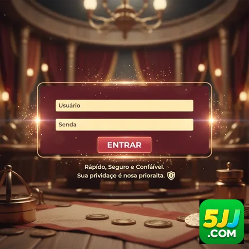 Ilustração de Explore o app móvel do 5jj para cassino seguro e acessível