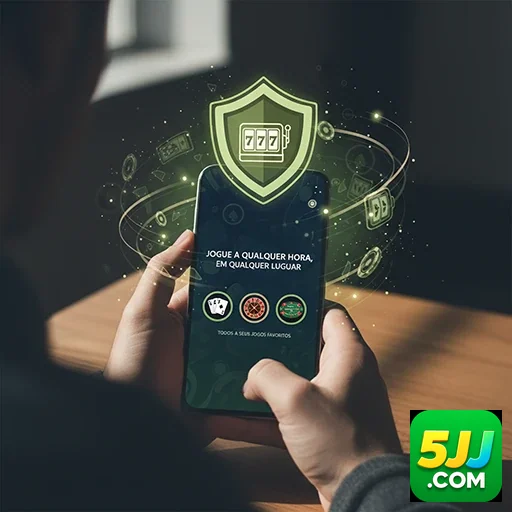 Ilustração de Explore os jogos online da 5jj com acesso rápido e seguro