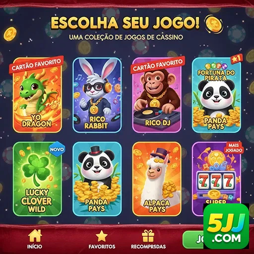 Ilustração de Explore os jogos online da 5jj com acesso rápido e seguro